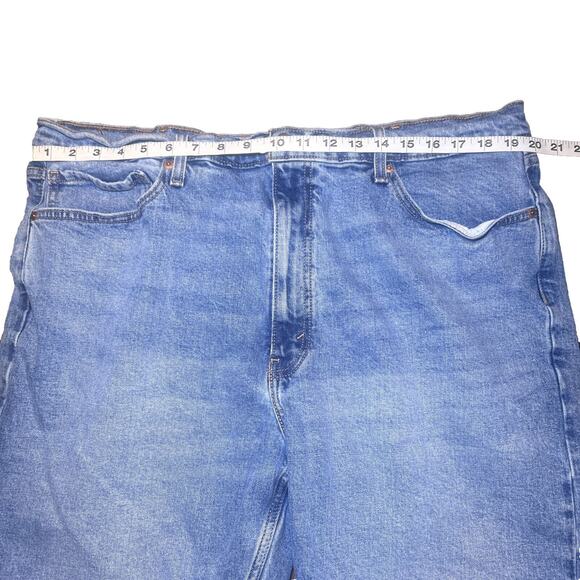 Levi Strauss Signature Men’s Light Wash Denim Shorts 40” Jorts Cotton - Picture 4 of 10
